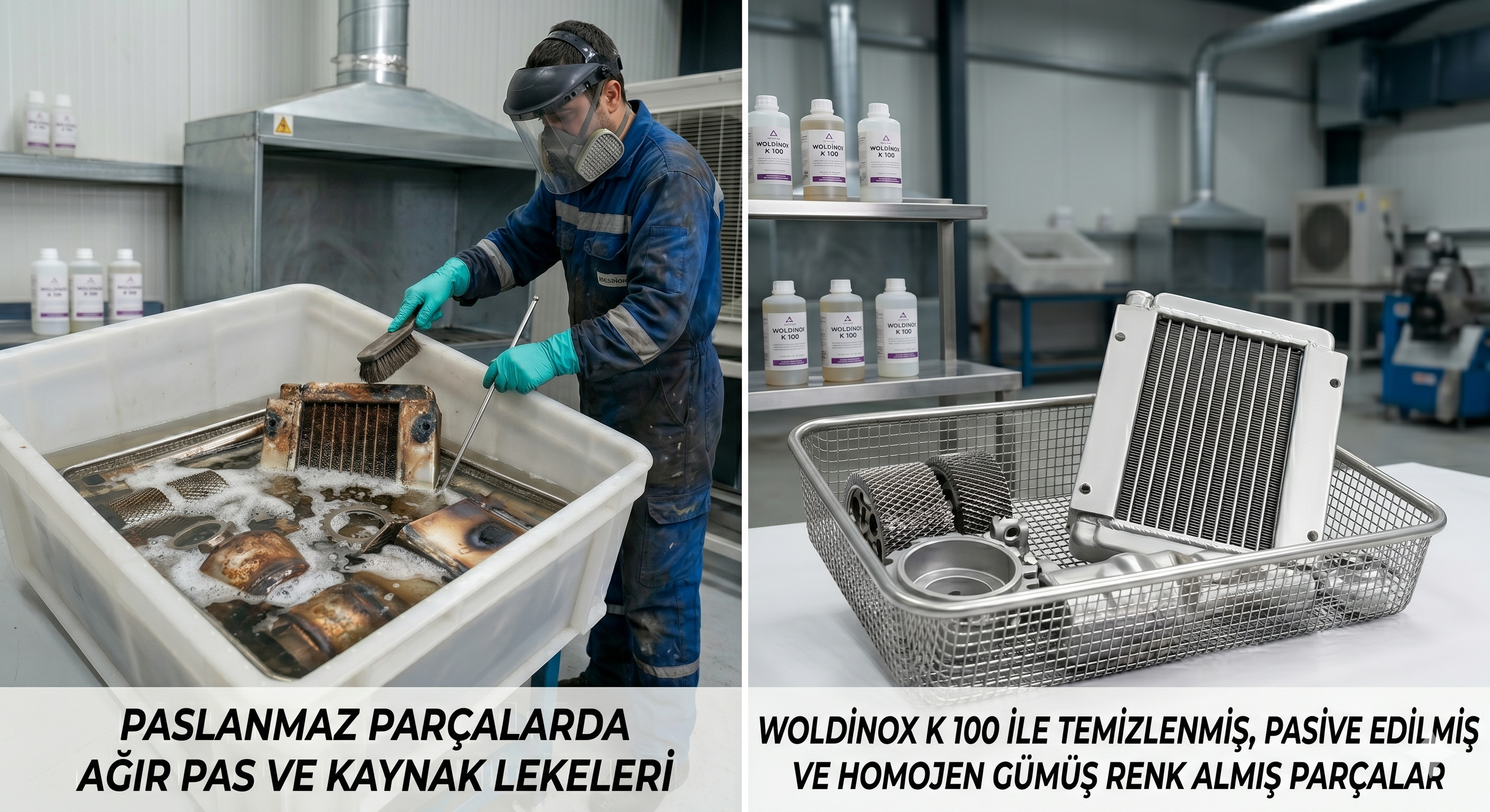 Woldinox K 100 Kaynak ve Yüzey Temizleme Sıvısı